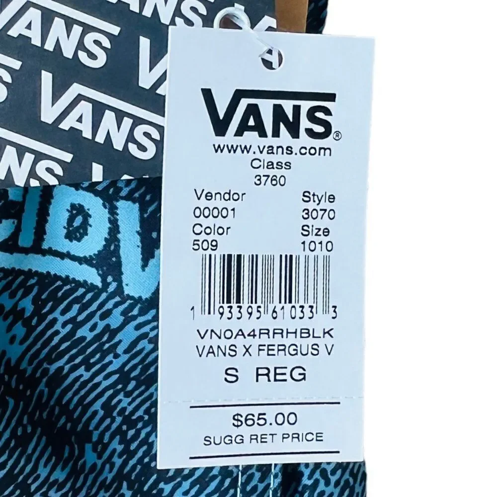 Vans x Fergus Vol B‎ Volley Shorts Multicolor VN0A4RRHBLK RARE Men's Small (S)